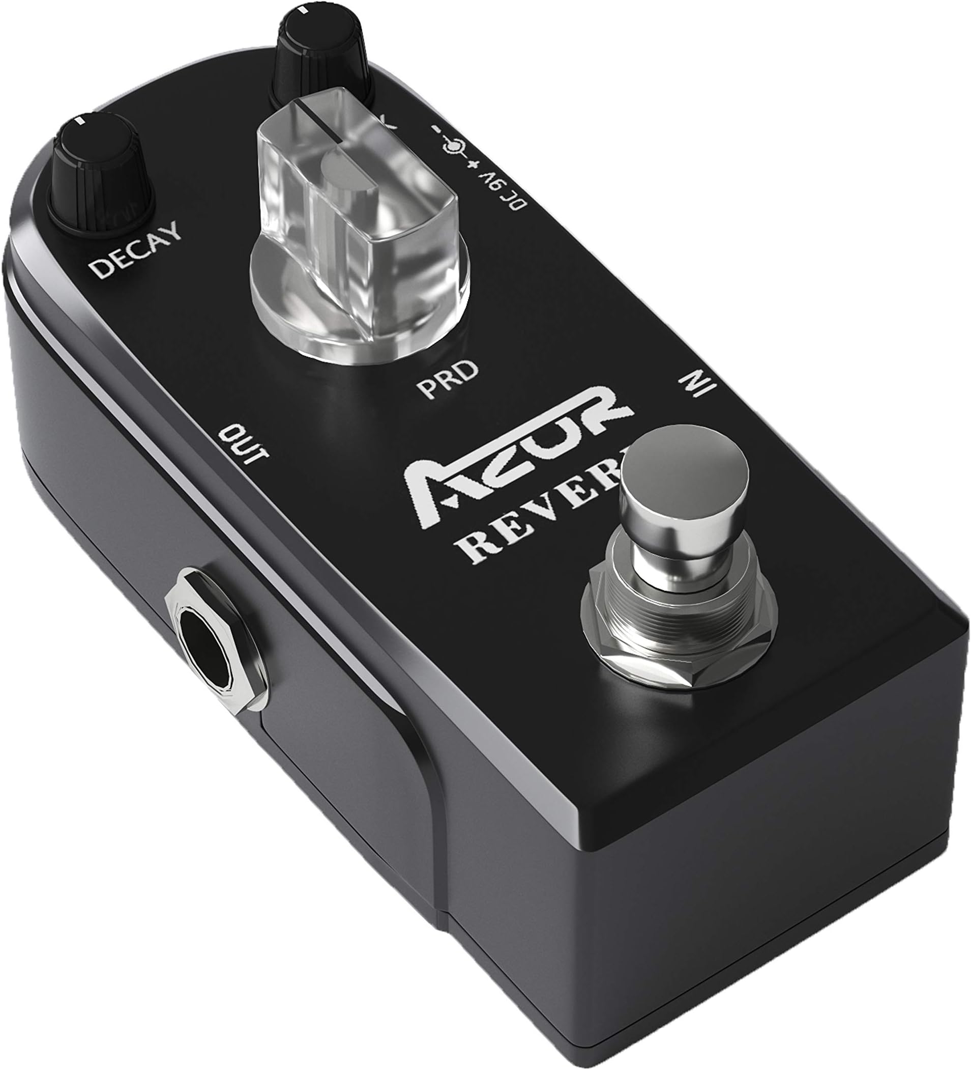AZOR Digital Reverb Guitar Effect Pedal Hall and Church,Space Guitar Effect for Electric Guitar AP312