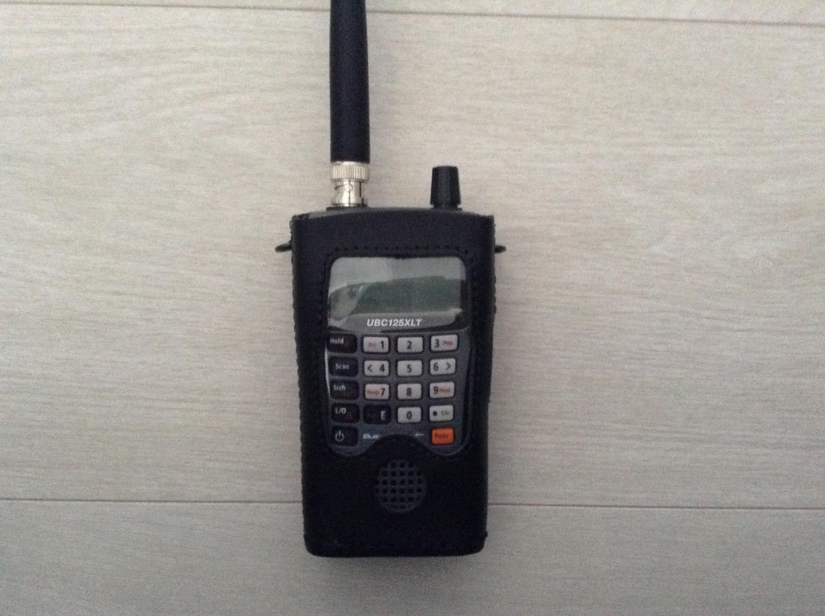 Leather Carry Case for Uniden UBC125XLT and UBC75XLT Radio Scanner ...