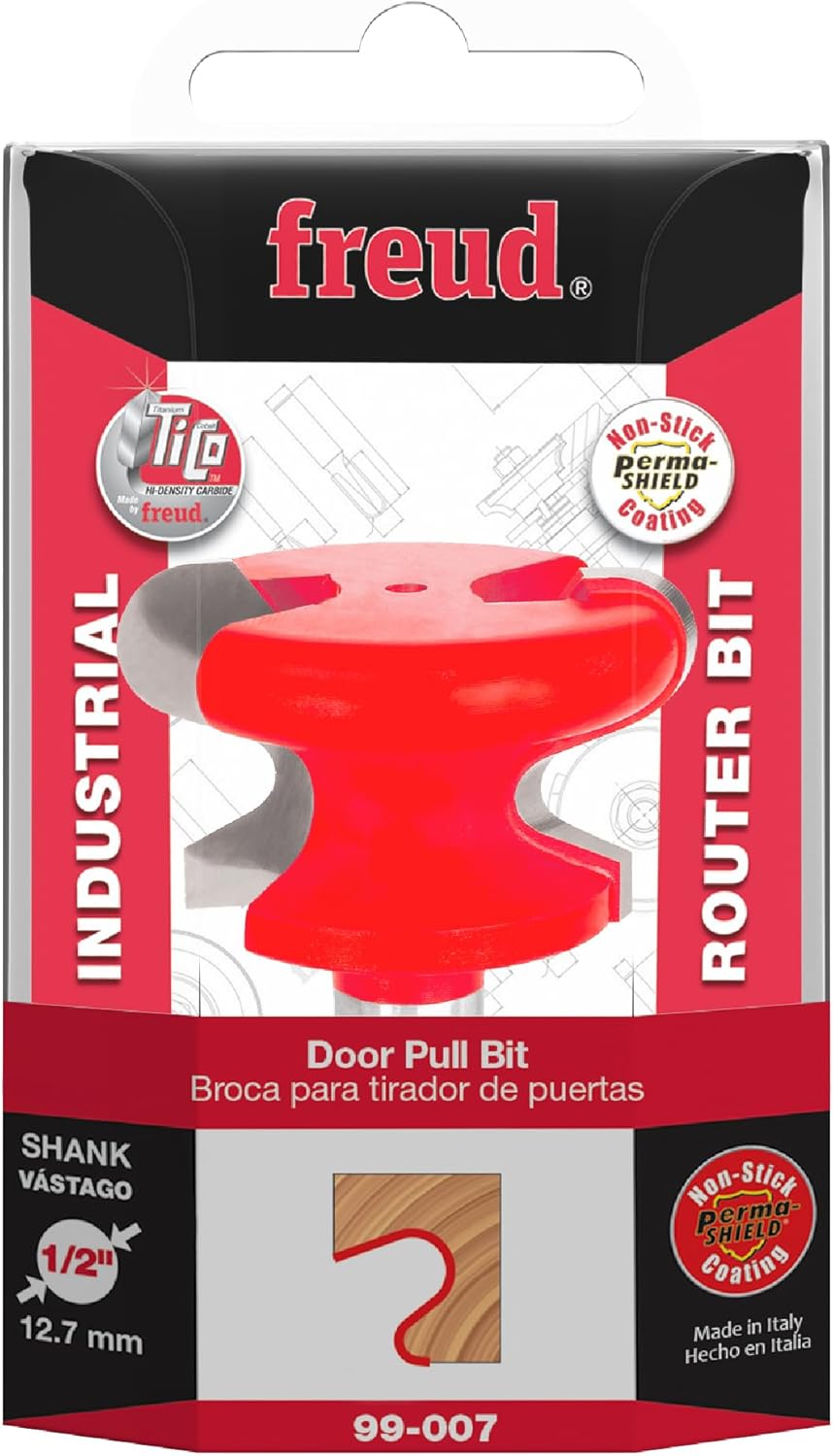 Freud 99-007: 1-27/32" (Dia.) Door Pull Bit with 1/2" Shank