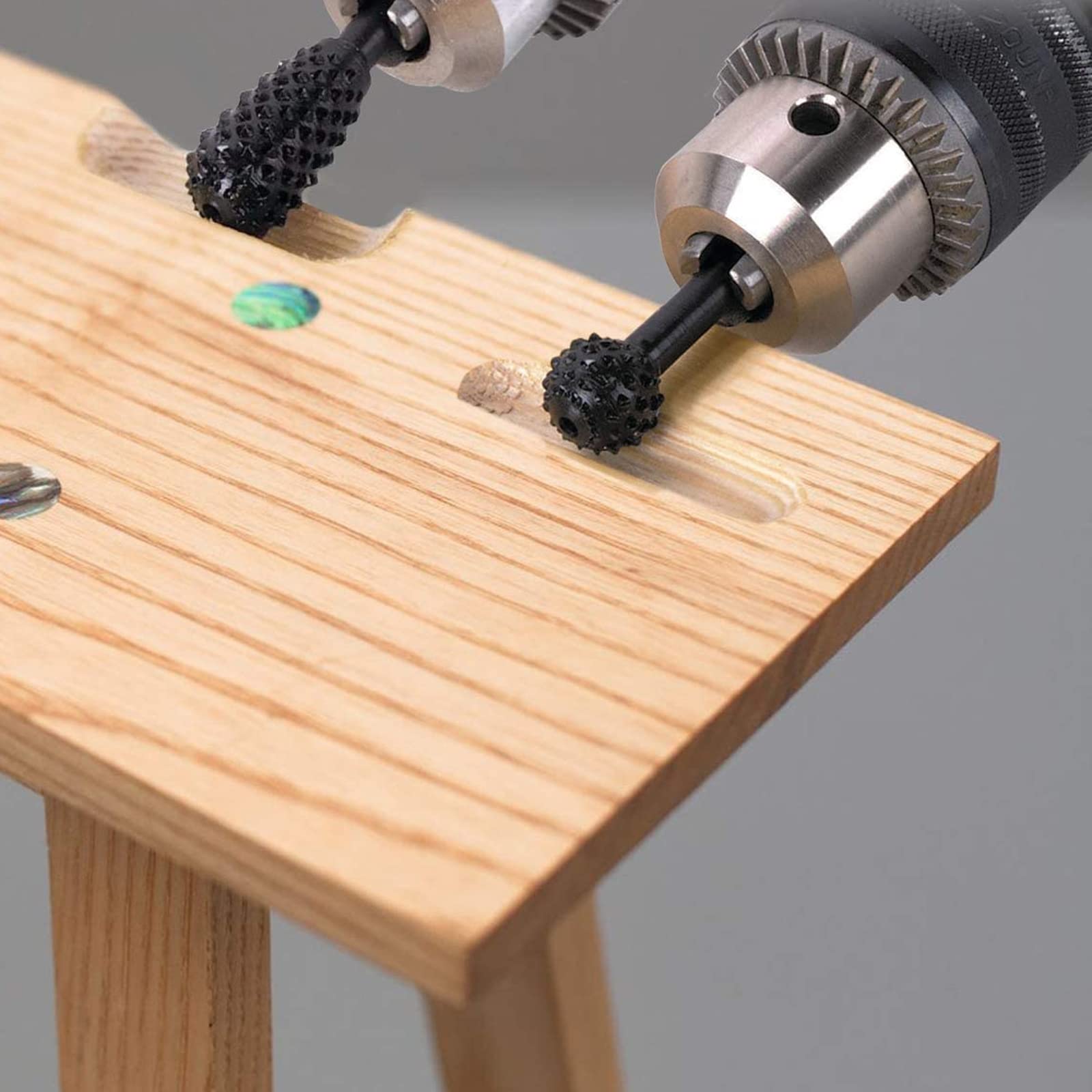 Jeu 7 Fraises Gravure Bois - Tige 6mm - Têtes 3-12mm - Acier Rapide