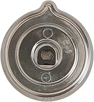Vista 2 de GE WB03T10266 - Pomo de control original OEM (acero inoxidable) para GE Range/Estufa/Hornos