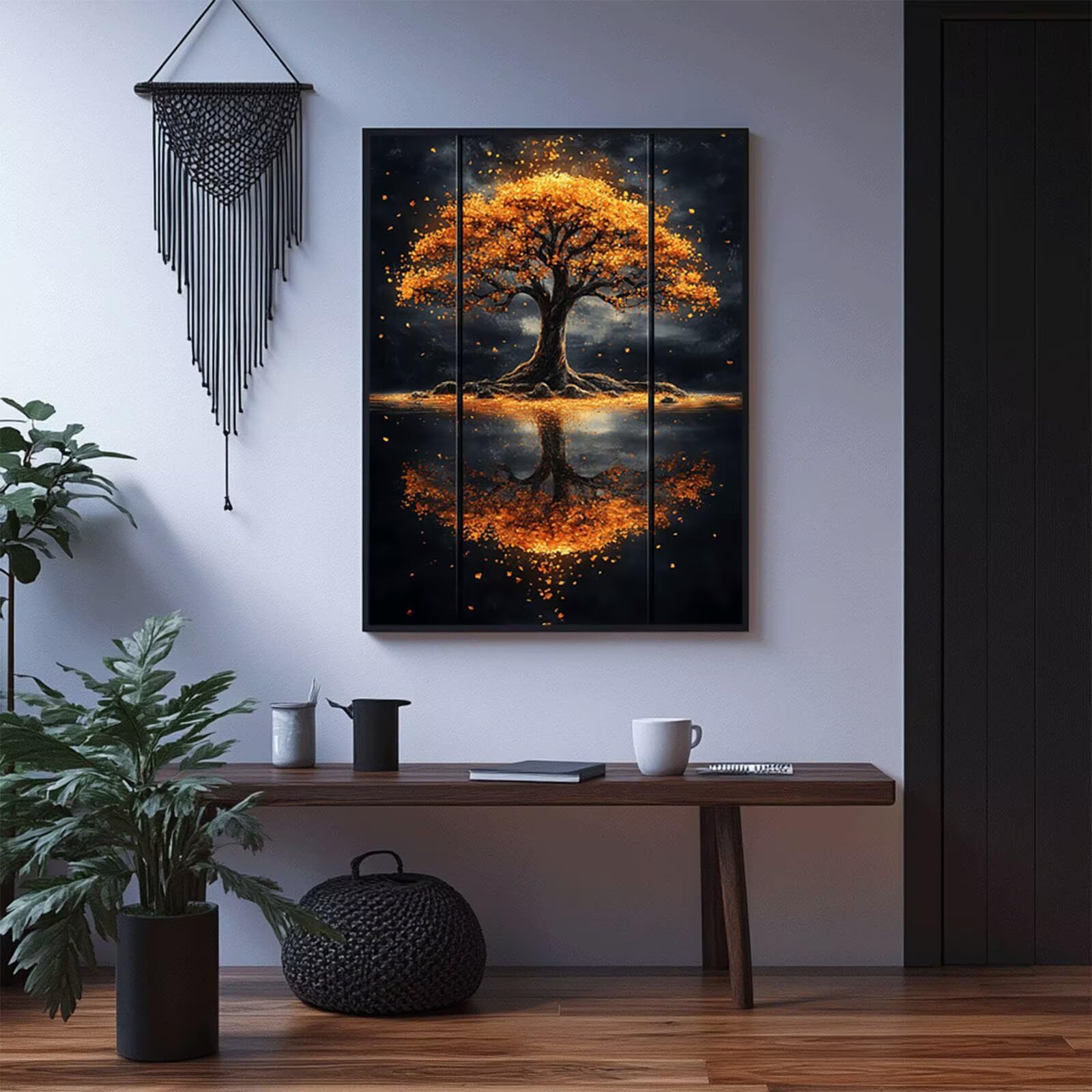 Diamond Painting áRbol Cuadros Decoracion Salon Modernos 80x60 cm ZXSH7489
