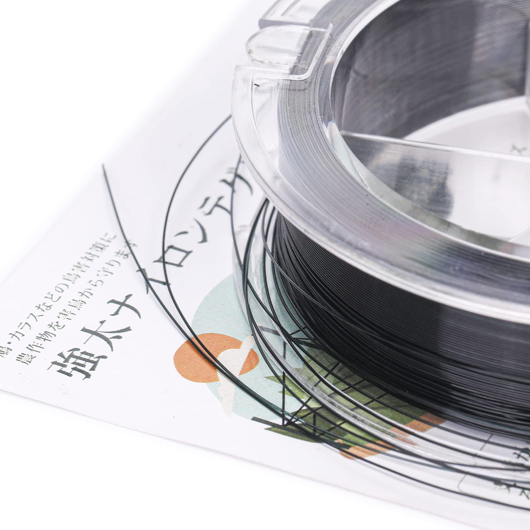 Amazon.co.jp: OFFO 鳥よけ 鳩よけ 黒色テグス 鳥に切られない超高強度