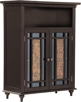 Elegant Home Fashions Whitney Double Door Floor Cabinet