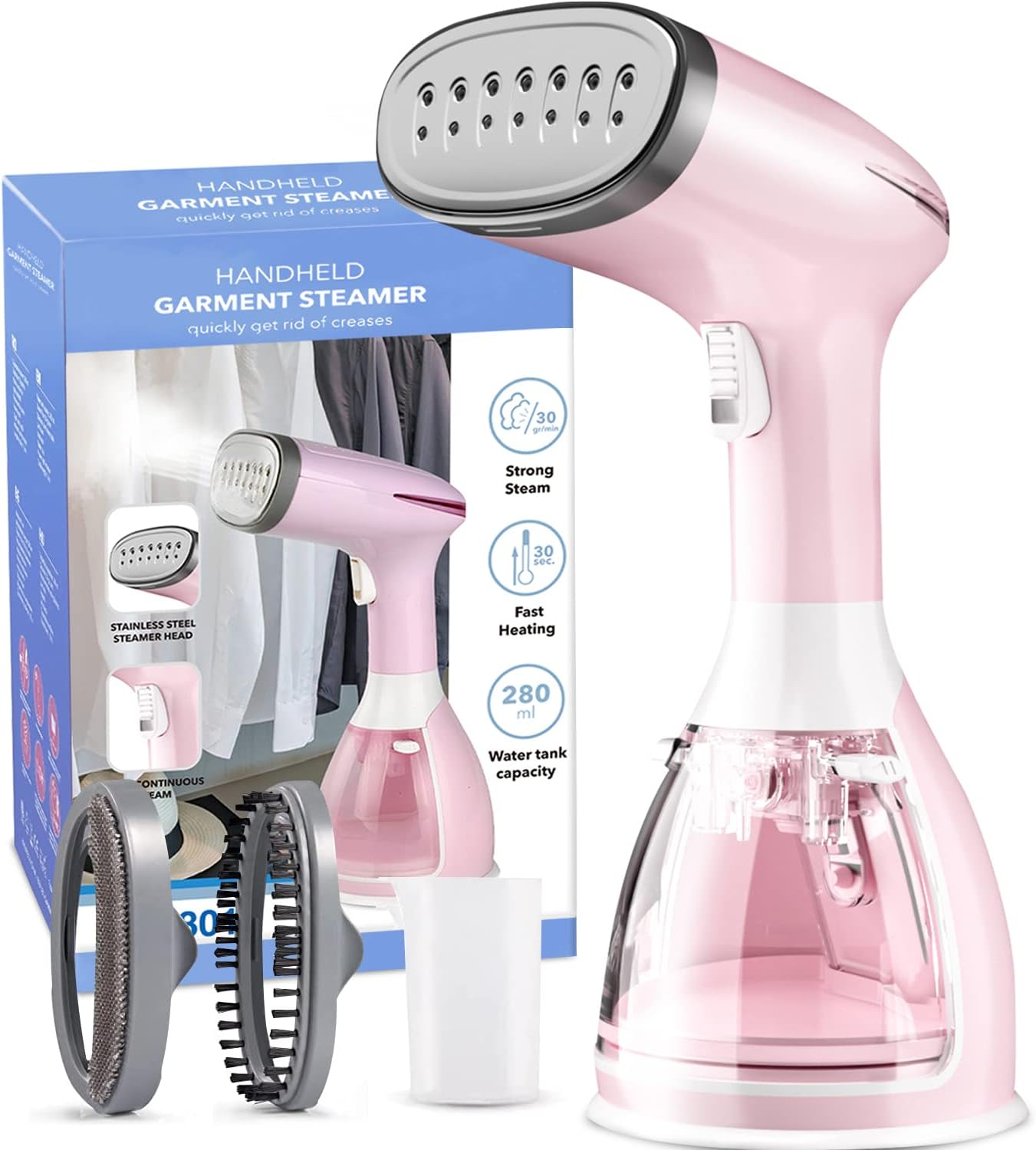 Plancha de Vapor Portátil RCA con Accesorios Intercambiables, Capacidad ...