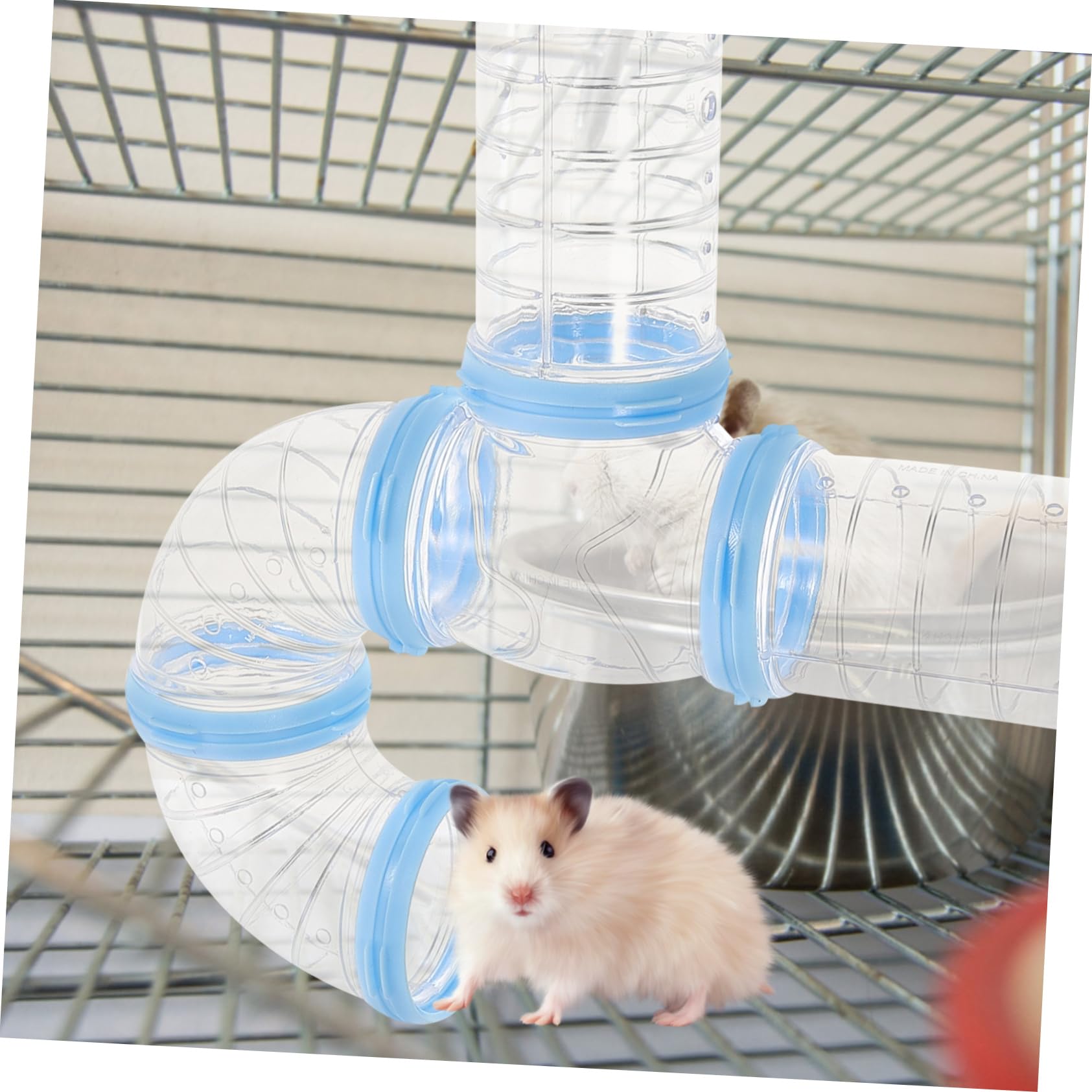 Hamsterröhre zum Verbinden, 2 Satz, Kunststoff, für Hamster