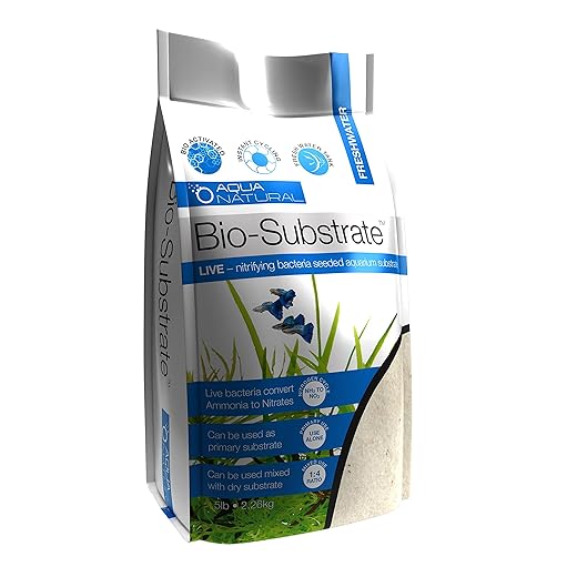 Aqua Natural Sugar White Sand Bio-Substrate 5lb for Freshwater Aquariums, Sand seeded with Start up bio-Active nitrifying Bacteria