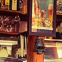 Vista 5 de RIVEENY Abrebotellas montado en la pared del búho del arrabio, decoración náutica, abrebotellas de cerveza