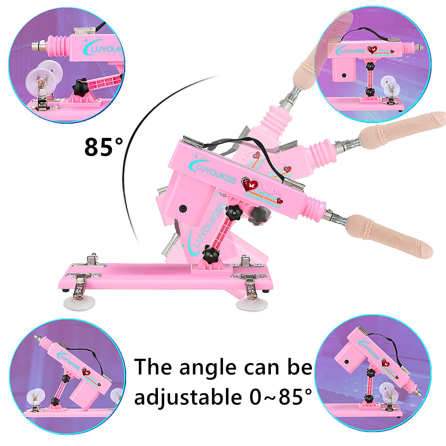 Automatic Sex Machine for Women, Adult Sex Machine Thrusting Dildo Women Masturbation, Adjustable Vaginal Anal Machine Device Sex Love Machine