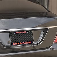 Vista 162 de Rico Industries NCAA Black Laser Cut Chrome Frame 12" x 6" Black Laser Cut Chrome Frame - Car/Truck/SUV Automobile Accessory