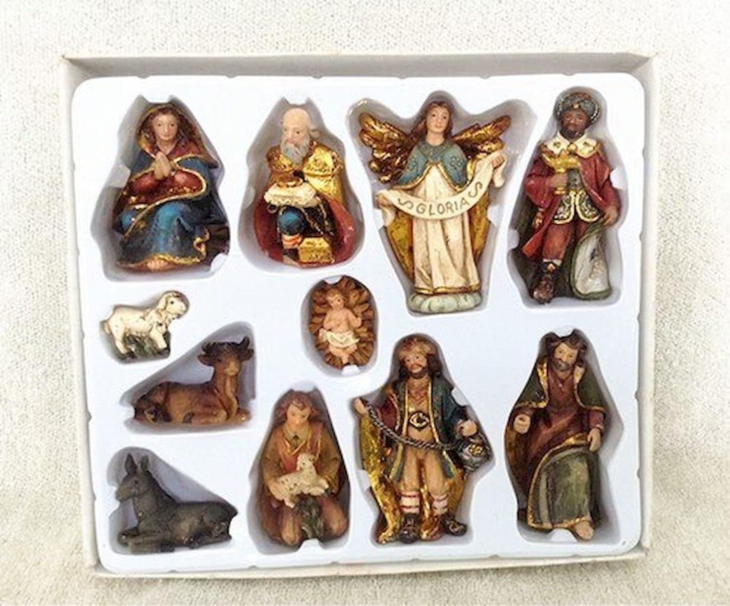 Set of 11 3" Nativity Figurine