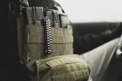 Miniatura 4 de Smith & Wesson Cuchillo plegable ultradeslizante de acero inoxidable 24/7 de 8.25 pulgadas con hoja Tanto de 3.5 pulgadas y mango G10 para