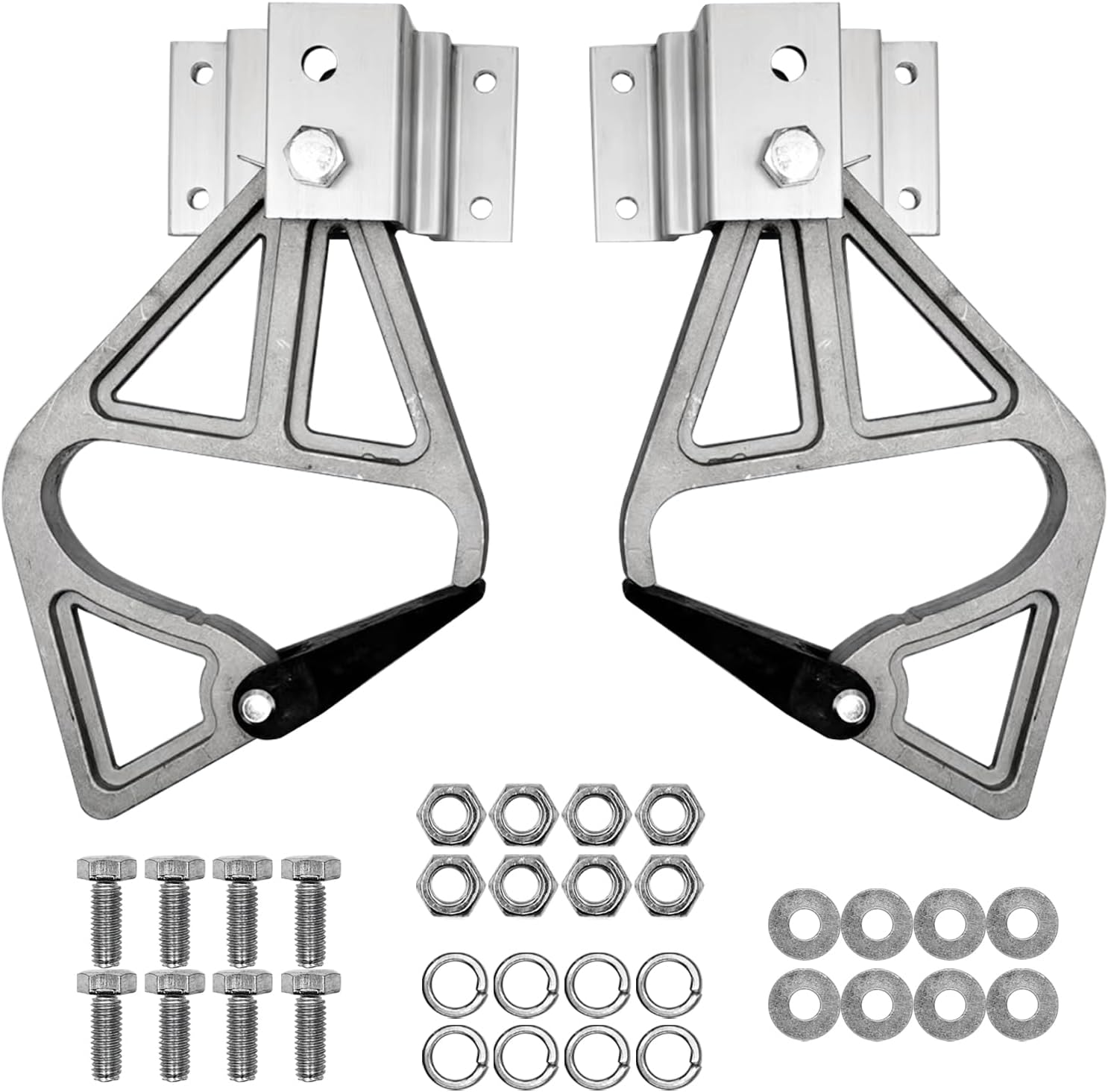 Miayaya 2 PCS Extension Ladder Locks Aluminum Alloy Rung Ladder Lock Kit for Extension Ladder Telescopic Ladder Accessories Compatible with Werner