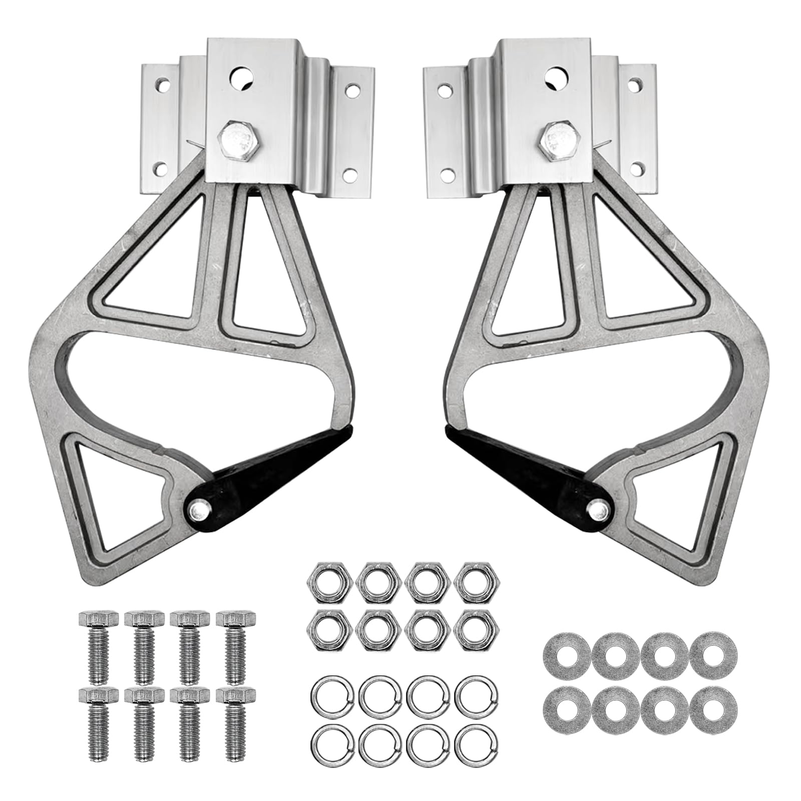 Miayaya 2 PCS Extension Ladder Locks Aluminum Alloy Rung Ladder Lock Kit for Extension Ladder Telescopic Ladder Accessories Compatible with Werner