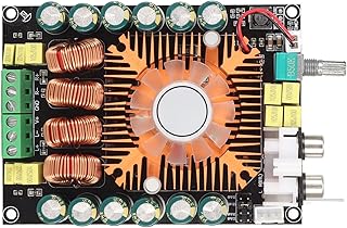 Dual Channel Stereo Power Amplifier Board, TDA7498E Chip, Lossless HD Sound Quality, Mode, Heat Dissipation, Robust and Durable, for 4-8Ω Speakers, Gain Adjustable