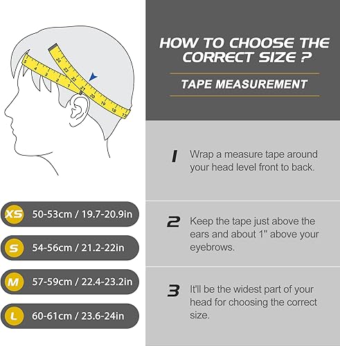 Miniatura 6 de Odoland - Juego de casco deportivo y lentes protectores para la nieve, a prueba de golpes y viento para esquí, snowboard y deportes de nieve