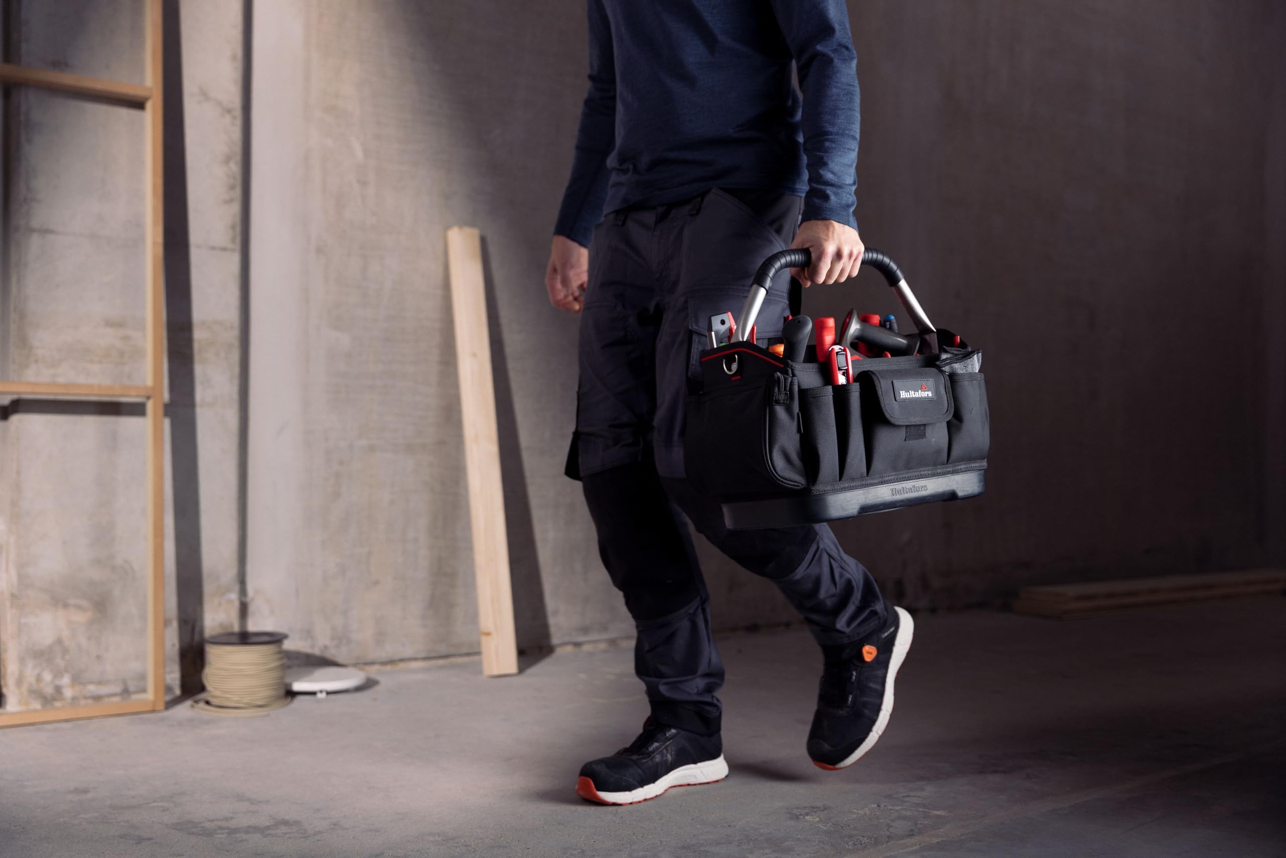 Hultafors-590110-Bolsa portaherramientas ergonómica (42 x 26 x 27 cm)