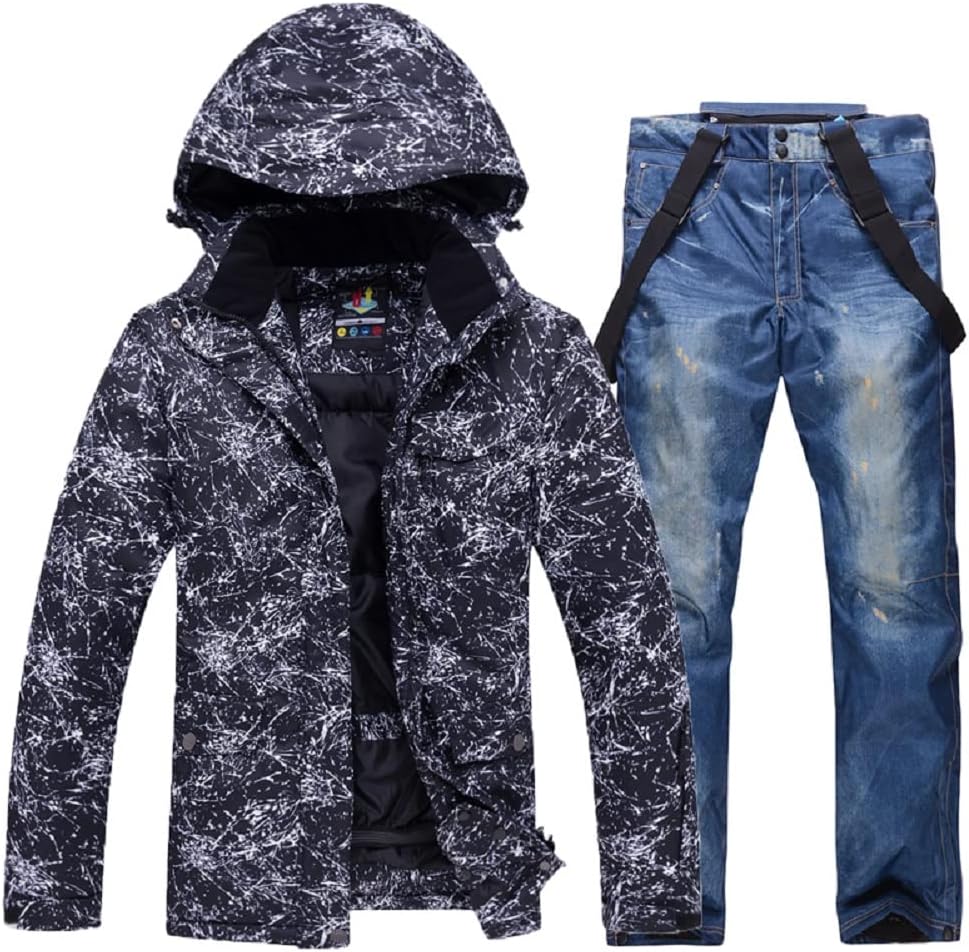 HOTIAN スノーボードウェアセット XS HOTIAN] スノーボード ウェア メンズ レディース 上下セット