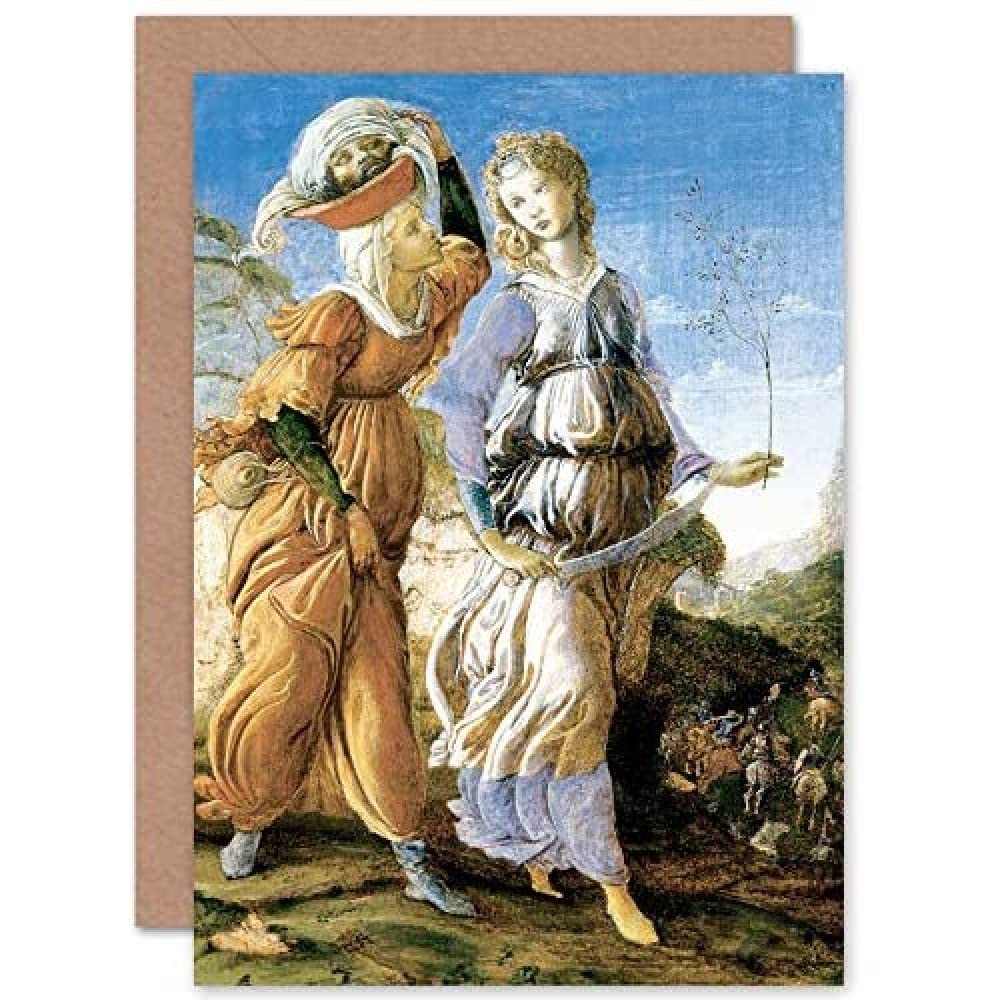 Artery8 Sandro Botticelli Judith With The Head Of Holofernes Fine Art Greeting Card Plus Envelope Blank Inside