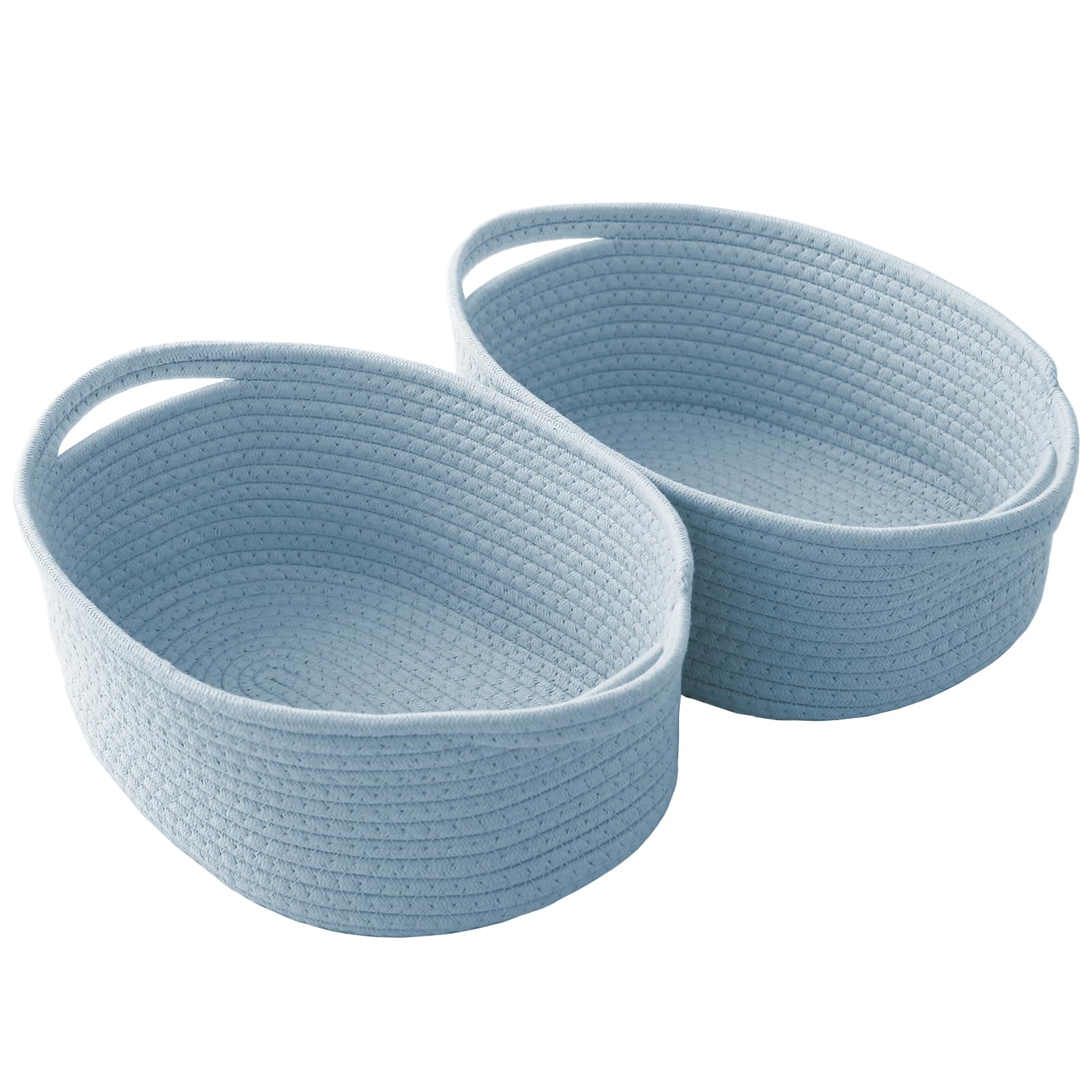 Small Woven Basket - White Gift Basket -26