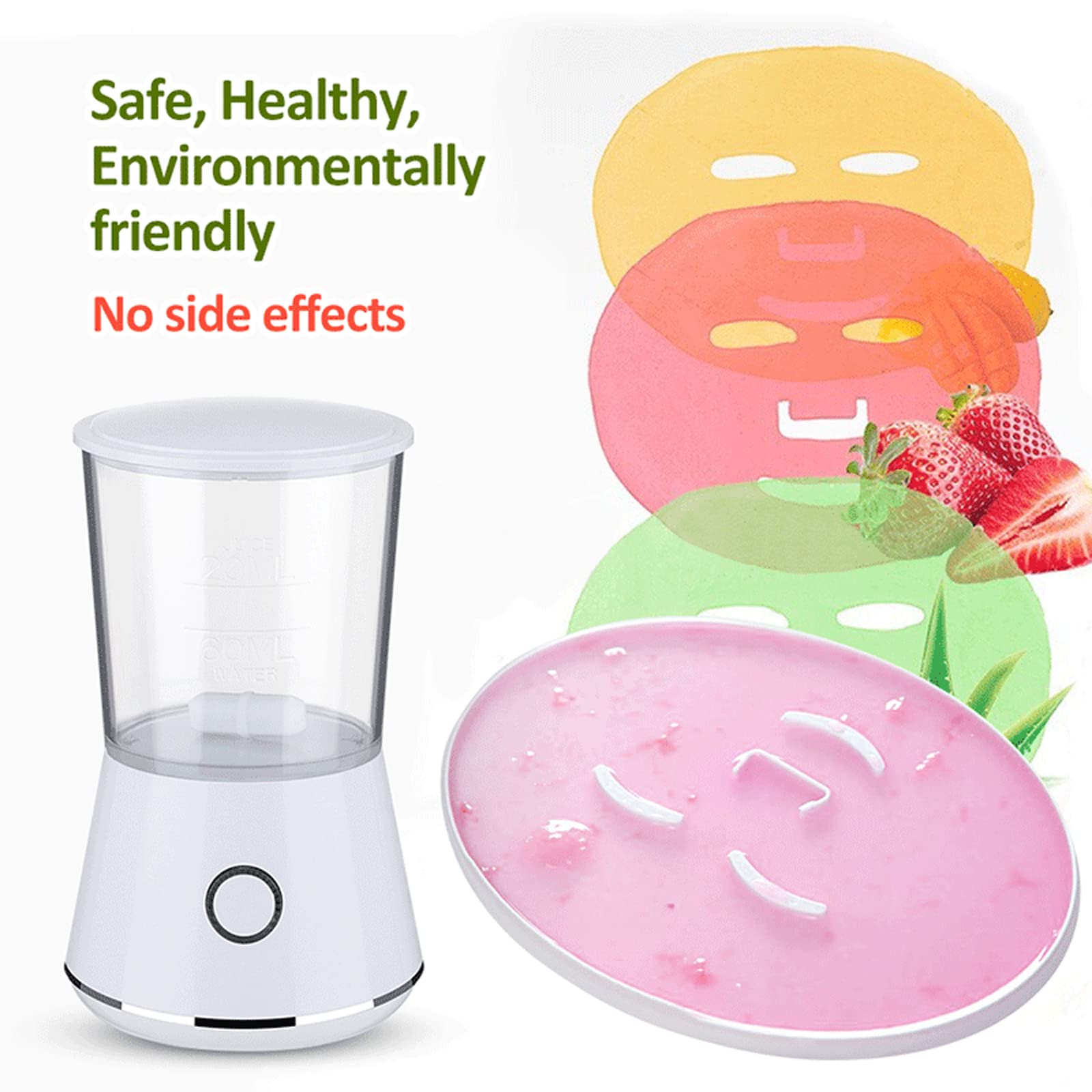 Face Mask Maker with 16Pcs Collagen, DIY Natural Fruit Vegetable Mask - Image 4