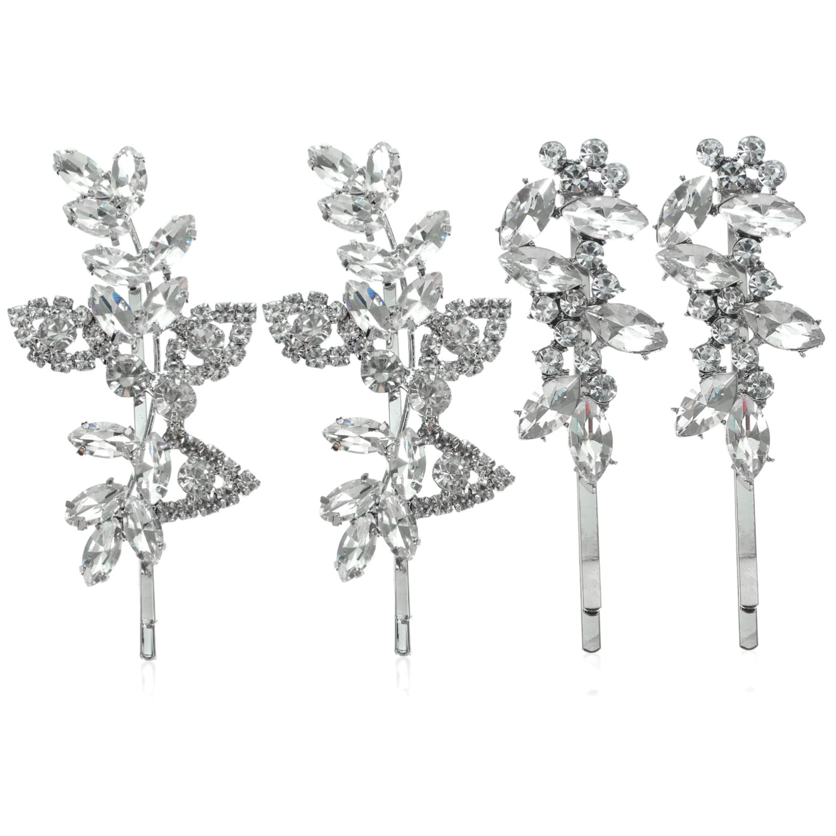 VICASKY 20 Pezzi Fermagli per con Accessori Cerimonia Sposa e Mollette Eleganti per e Ragazze Decorazione Raffinata per Sottili e Spessi Design Resistente e