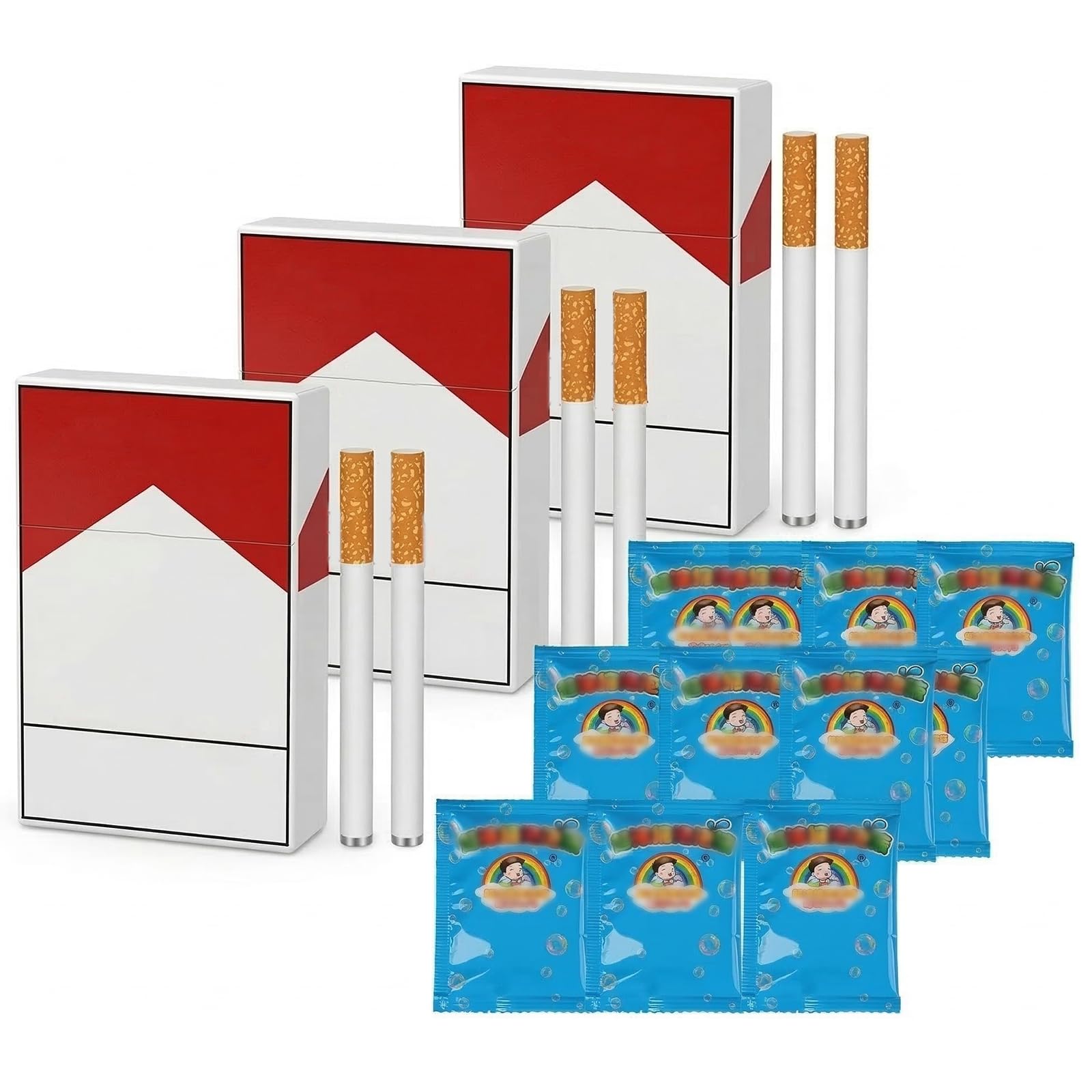 Mini Bubble zabawka dla kobiet i mężczyzn, realistyczna dmuchawa do papierosów, bańki mydlane, akcesoria redukujące stres, mini dmuchawa do baniek mydlanych, nowość na imprezy