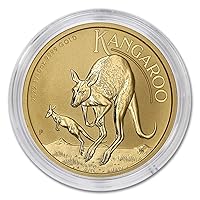 Vista 2 de 2022 P 110 oz Australian Gold Kangaroo Coin Brilliant Uncirculated (in Capsule) with Certificate of Authenticity $15 Seller BU