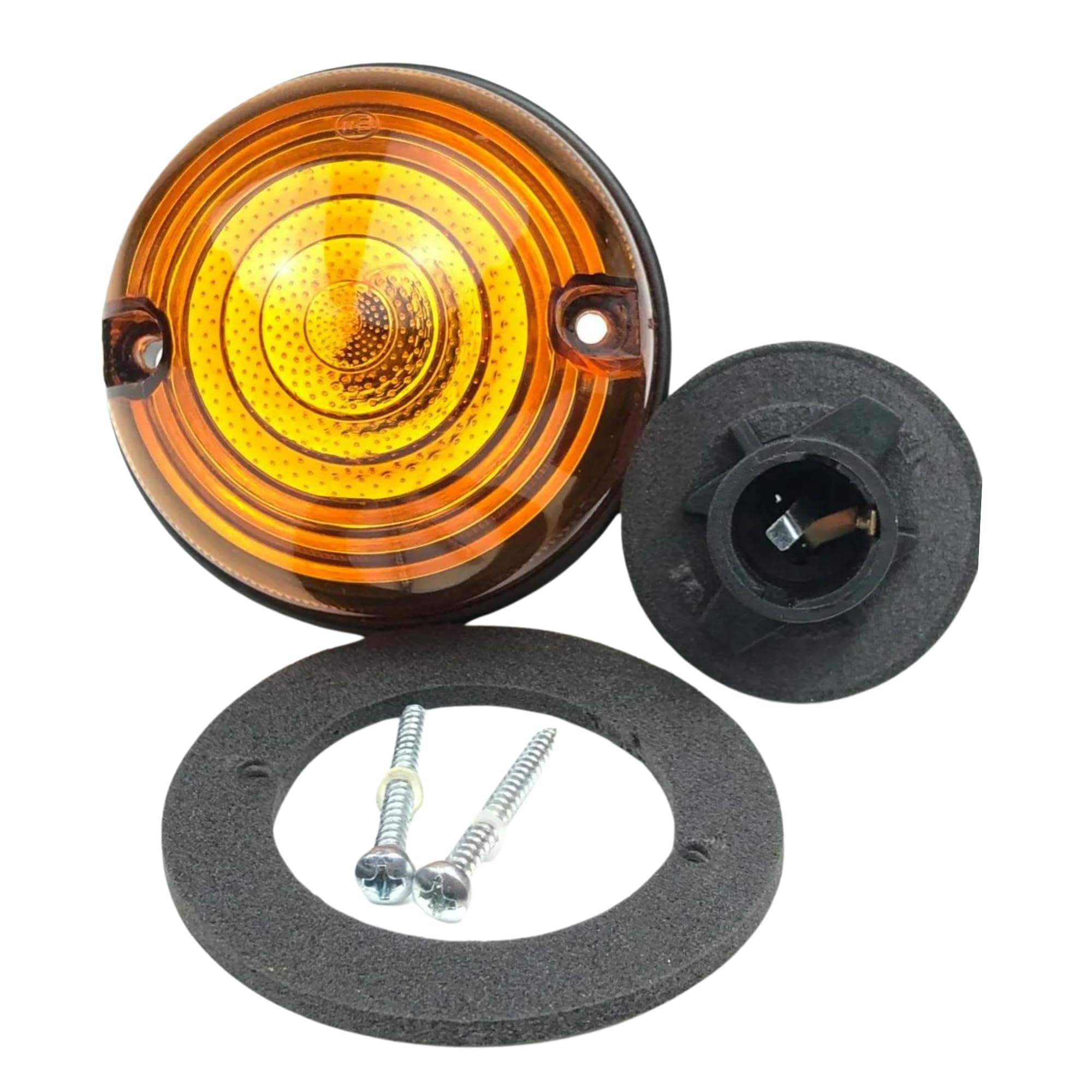 Lámpara indicadora trasera compatible con Land Rover Defender 90 110 130 1994 a 2016, luz de señal ámbar trasera de repuesto 300Tdi Td5 y 2.4/2.2 Puma eras OEM Nos AMR6515 LR048187