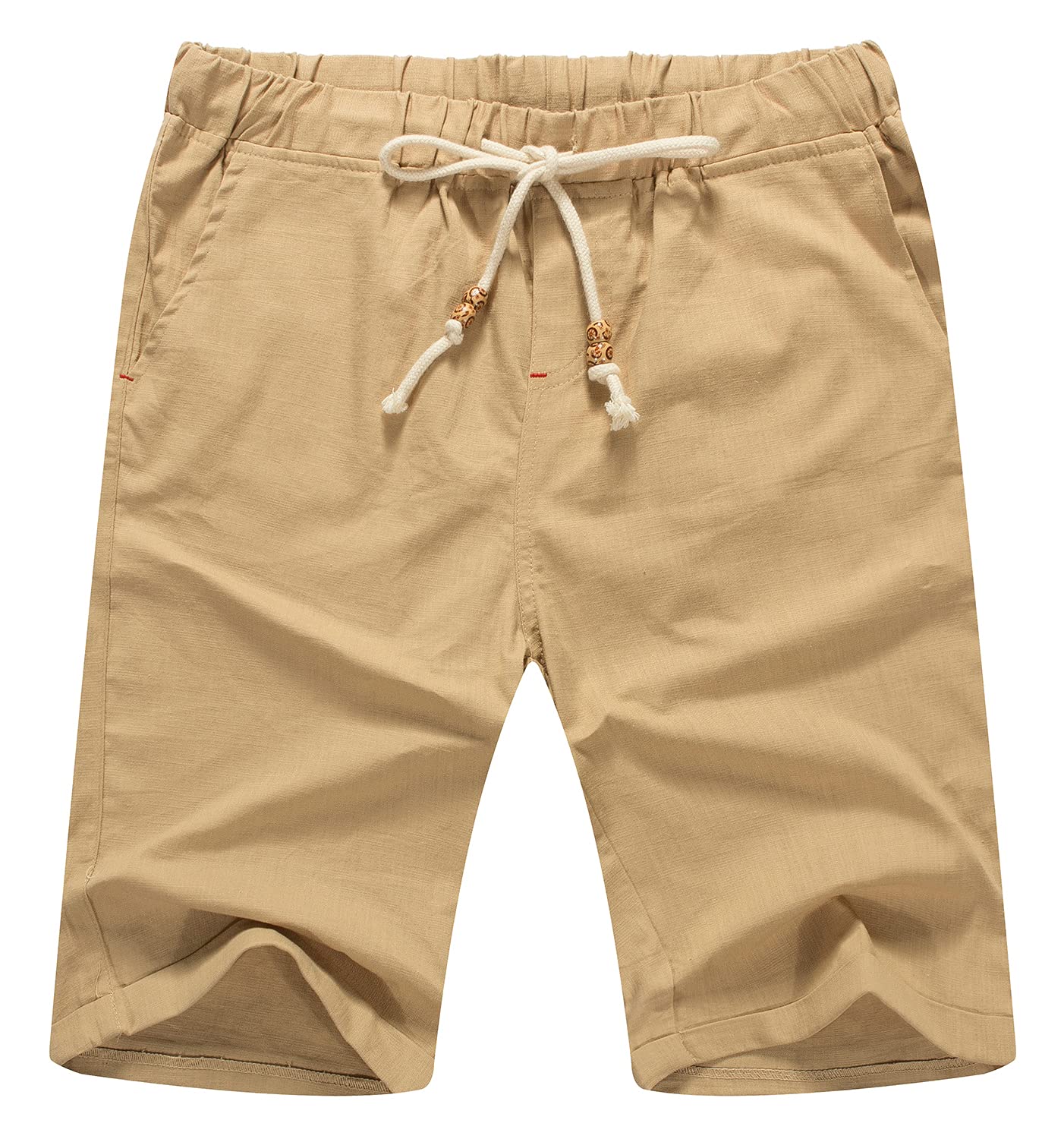 Sailwind Men’s Linen Shorts Casual Drawstring Summer Beach Shorts