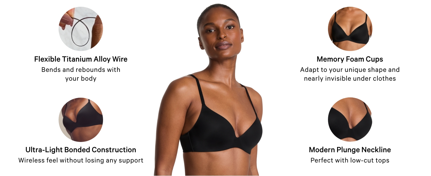 Victoria's Secret Body by Victoria FlexFactor Lightly Lined Plunge