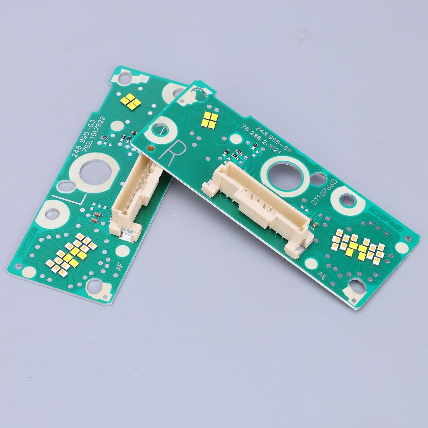 2PCS Left&Right Yellow Angel Eyes DRL Modules for 320i 330e M340i 2023-2024 LED Headlight Module 63115A57071 63115A57072 Headlight Daylight Module DRL Light Source Module