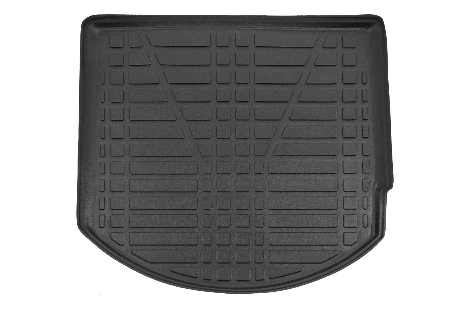 J&J AUTOMOTIVE Velours Fußmatten und TPE Kofferraumwanne Set passend für Ford Mondeo 2007-2015 4tlg, mit hohem Rand Passform rutschfest Geruchsneutral Schwarz