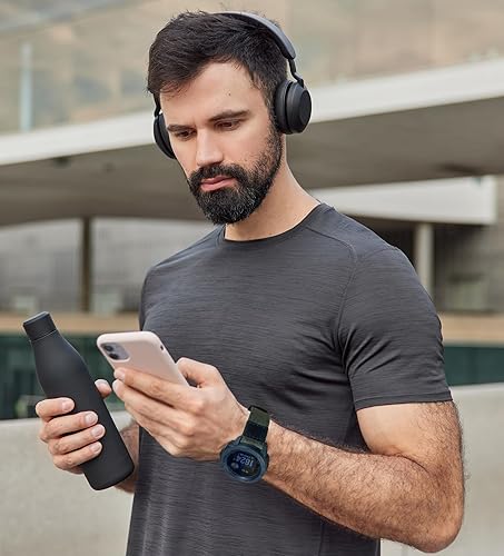 Miniatura 3 de Olytop Correa de reloj militar de nailon de 0.866 in para Garmin Instinct 2 Solar, correa deportiva de tela duradera, pulsera de repuesto para