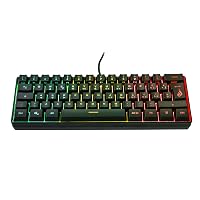 SureFire Kingpin X1 60% Gaming Tastiera Italian, Gaming Multimedia Keyboard Piccola e Mobile