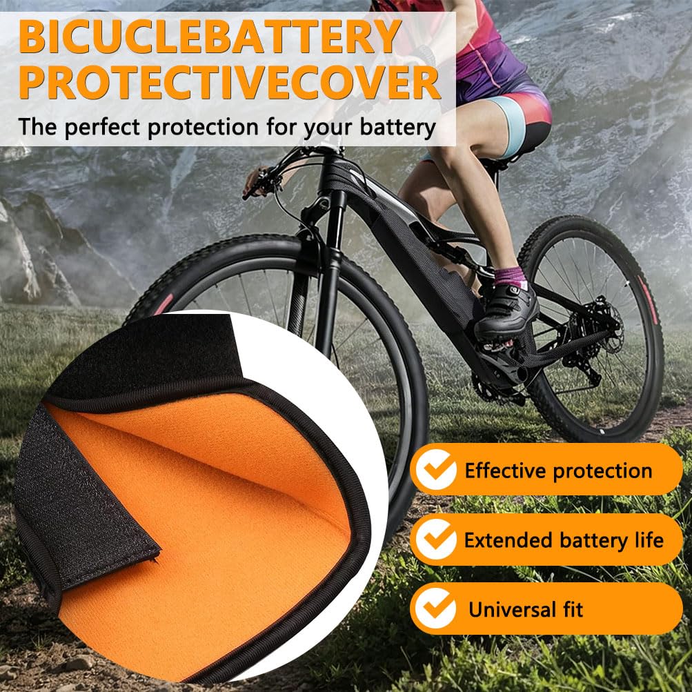 3 Pezzo Bicicletta Elettrica Protezione per il Trasporto, Copertura Batteria - Motore - Manubrio, impermeabile, resistente all'umidità e alla polvere para Bosch, Shimano, Yamaha