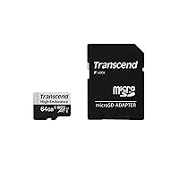Transcend Scheda di memoria microSDXC 350V da 64 GB UHS-I, C10