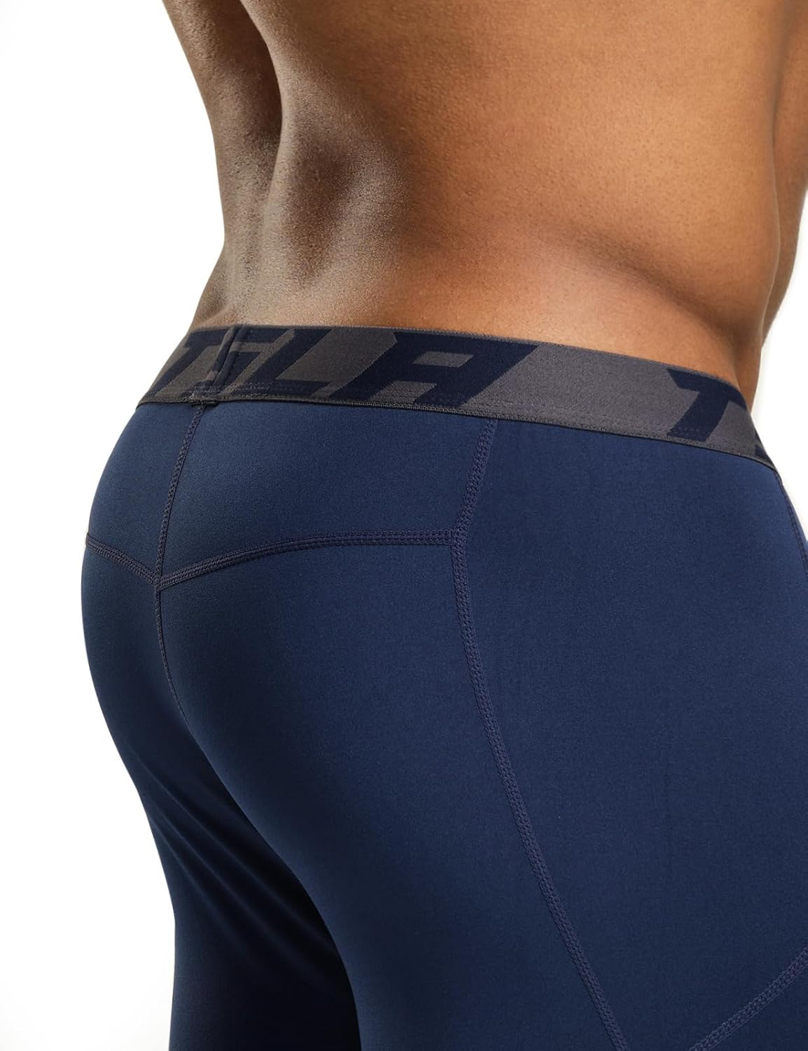 TSLA Men's Thermal Compression Pants, Athletic Sports Leggings & Running Tights, Wintergear Base Layer Bottoms - Image 7