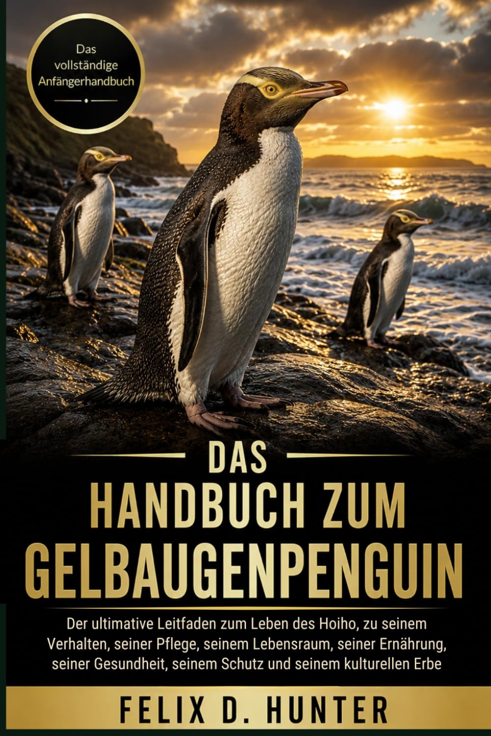 DAS HANDBUCH ZUM GELBAUGENPENGUIN: Der ultimative Leitfaden zum Leben des Hoiho, zu seinem Verhalten, seiner Pflege, seinem Lebensraum, seiner ... seinem Schutz und seinem kulturellen Erbe