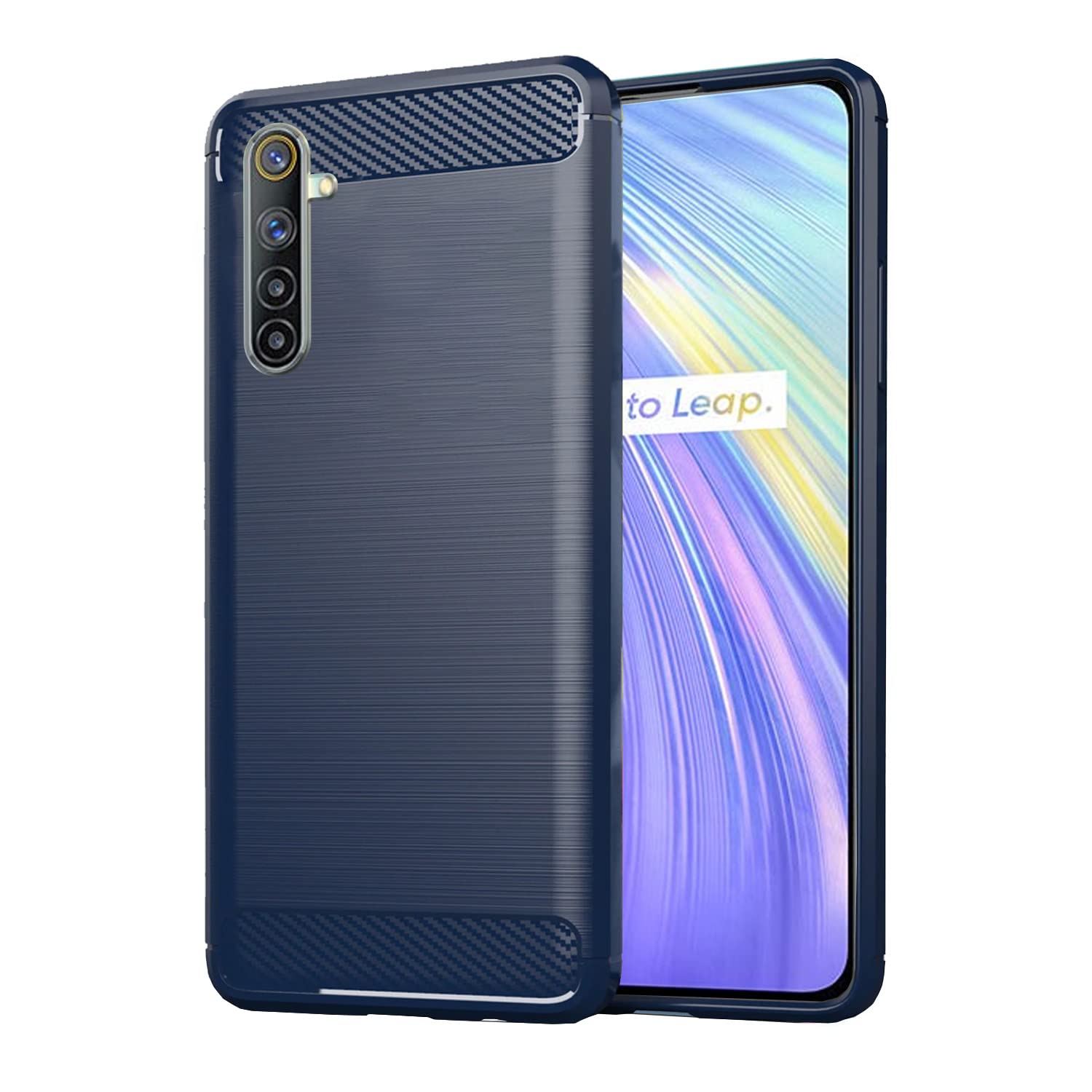 Pikkme Realme 6 Back Cover |Hybrid Shock Proof | Matte Soft Silicon Flexible | Back Case for Realme 6 (Blue) (B0BZMQ28PN) Amazon Price History, Amazon Price Tracker