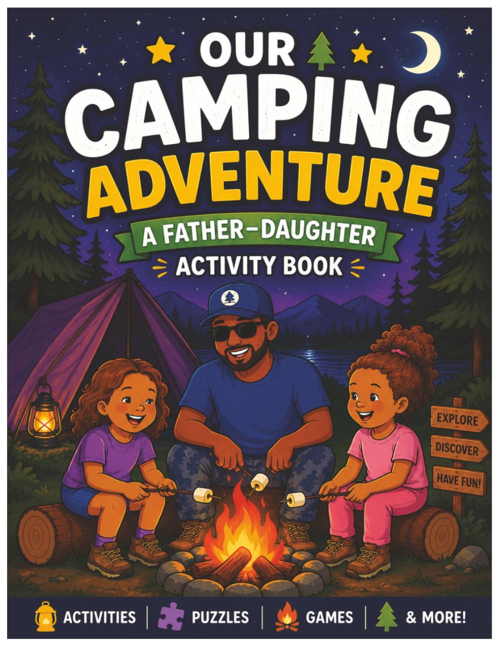 Our Camping Adventure: Father Daughter Activity Book (Adventures with Dad)