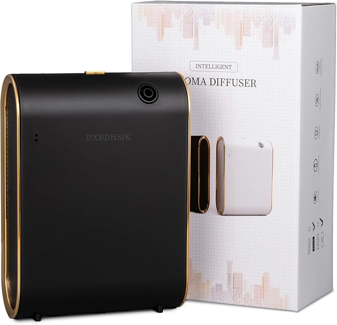 Difusor de Aromas Eléctrico Inteligente DXBDHSJK, Negro, 350 ml miniatura 2