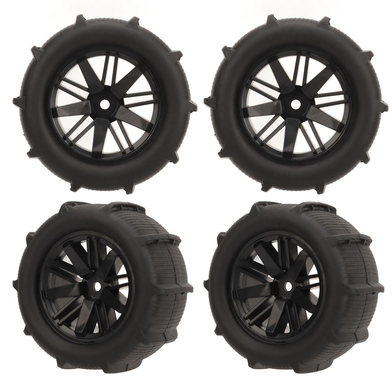YOSOO Roues et pneus RC Jeu de pneus et de roues RC, jantes en alliage YOSOO Roues et pneus RC Jeu de pneus et de roues RC, jantes en alliage