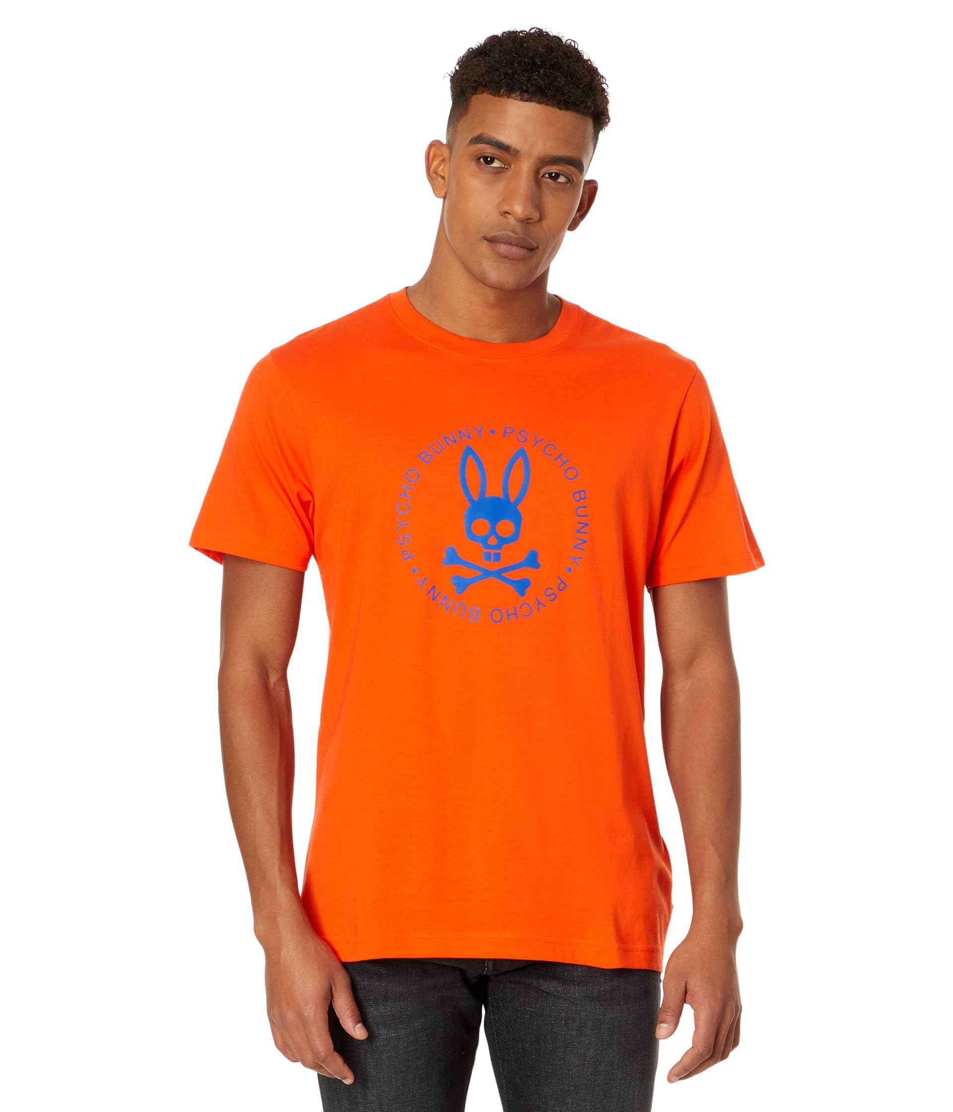 Psycho Bunny mens Bradley High Density Graphic Tee
