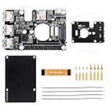 Waveshare PCIe to M.2 4G/5G and USB 3.2 HAT, Compatible with Raspberry Pi 5 Cellular Modem and SIMCom/Quectel 4G/5G LTE Modules, Comes with 5G-4IN1-PCB Antenna, High-Speed Networking