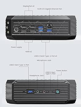 Amazon.com: MINISFORUM Serie Neptune HX80G Mini PC AMD Ryzen