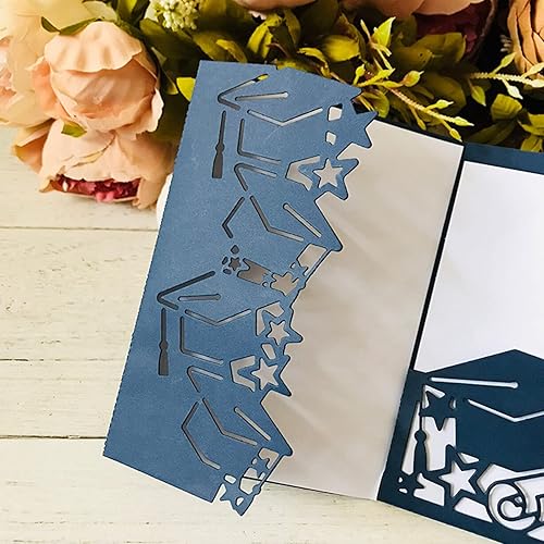 Miniatura 6 de Delicado sombrero de graduación, troqueles de corte de metal, troqueles para manualidades, troqueles en relieve para manualidades, álbumes de