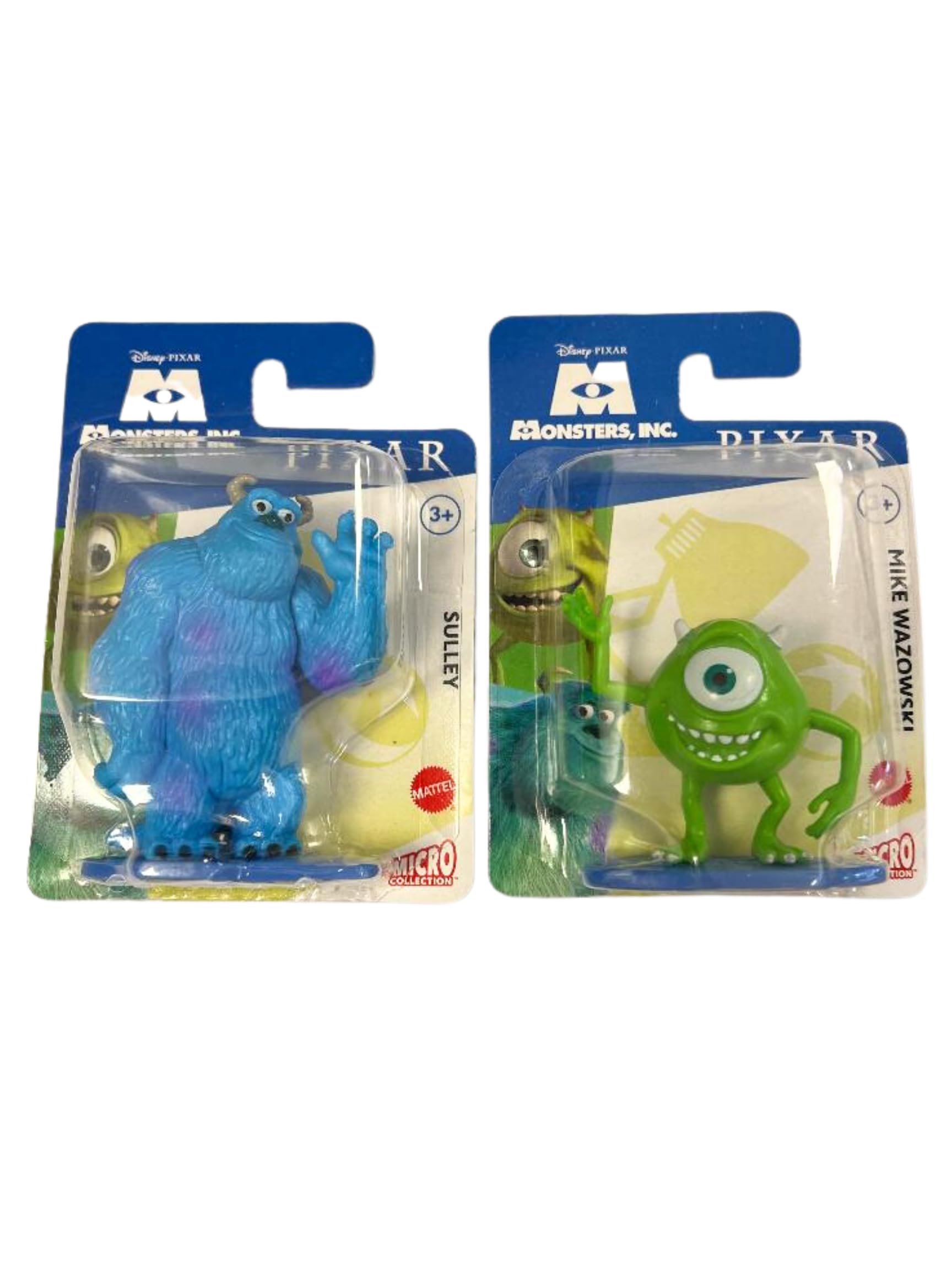 Lunch Money Monsters, Inc. Mini Figures Cake Toppers Set of 2 - Sulley and Mike Wazowski