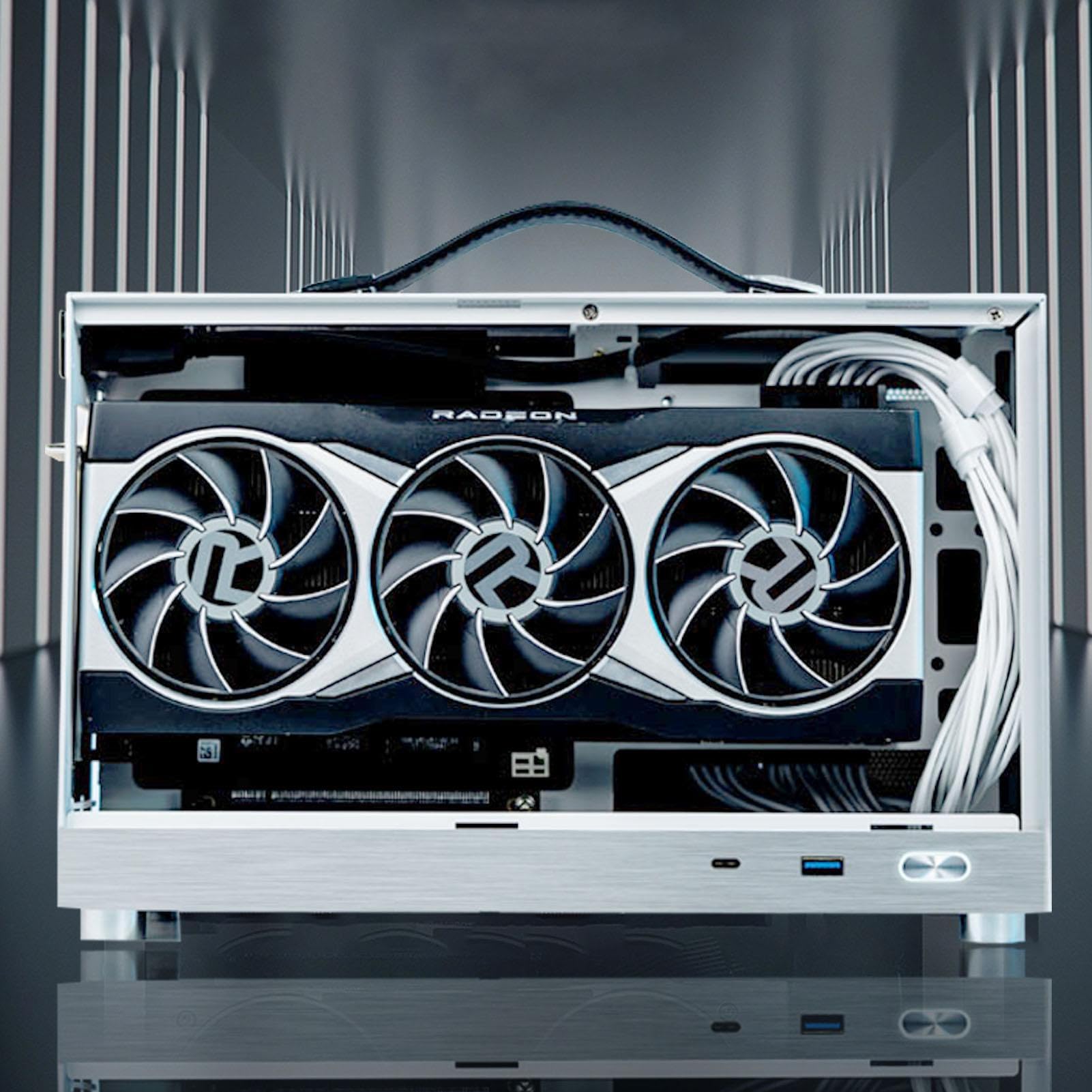 Générique Logement informatique ITX portable | Boîtier informatique mini