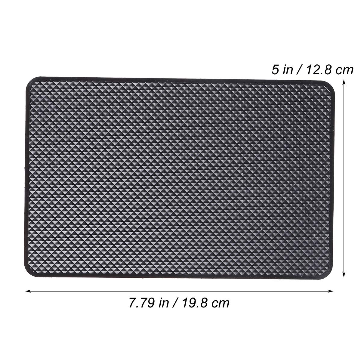Adunsiaoto Tapis Antidérapant Tableau De Bord Voiture Texture Carreau - Universel Avec Rangement